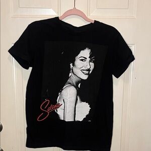 Black Graphic T-Shirt with Iconic Print